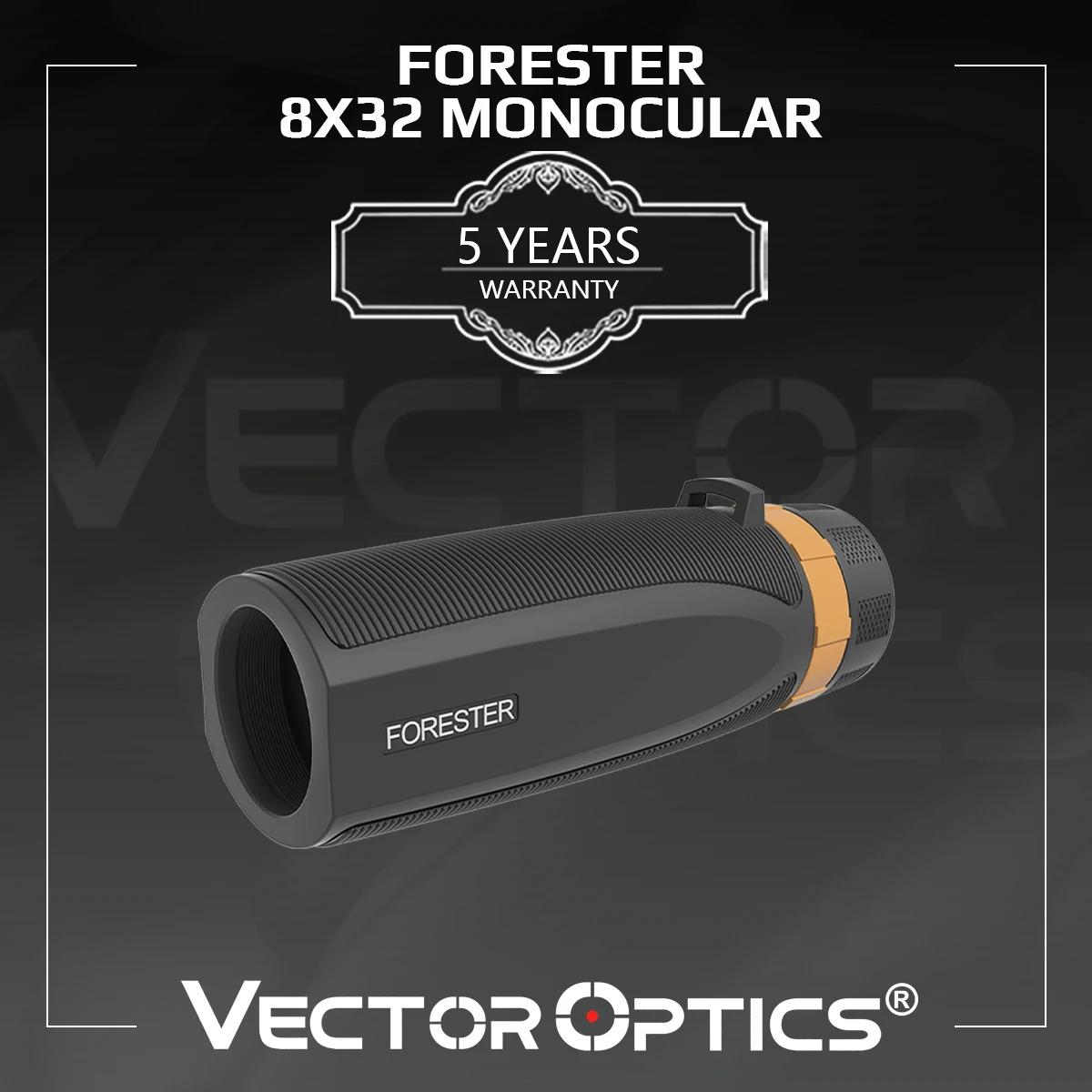 Vector Optics Forester 8x32 Monoculair met Volledig Multi-gecoate Lenzen, Zakformaat voor Gebruik met Één Hand tijdens het Buiten Jagen.