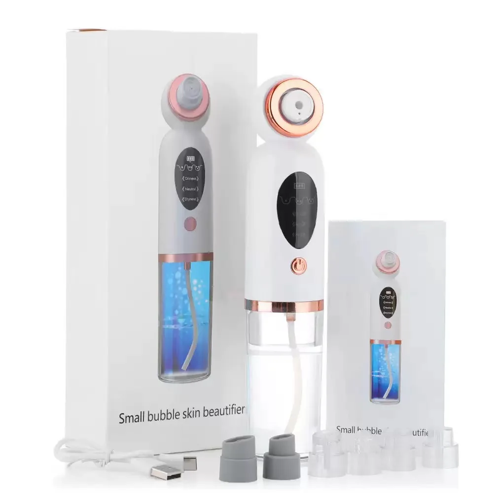 Multi-Functional Rechargeable Blackhead Vacuum Kit-Facial Pore Cleaner Electric Acne Extractor Tool Blackhead Remover Vacuum