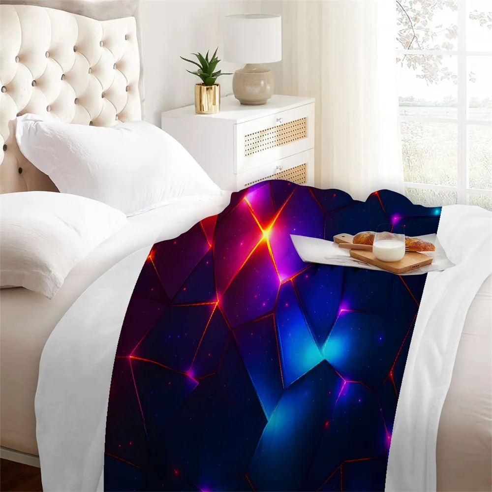 Dream Tech Style Flannel Blanket  for Sofa Beds, Office Outdoor Applicable in All Seasons Comfortable and Warm Various Sizes