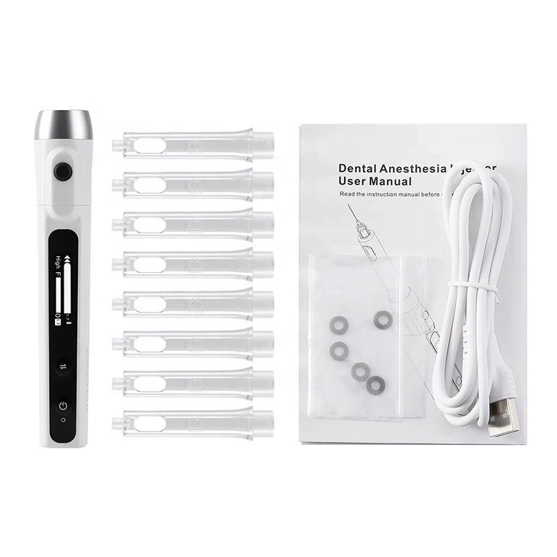 Dental Anesthesia Booster Painless Local Anesthesia Syringe Portable Wireless LED Display 0.1ml Accuracy Dental tool