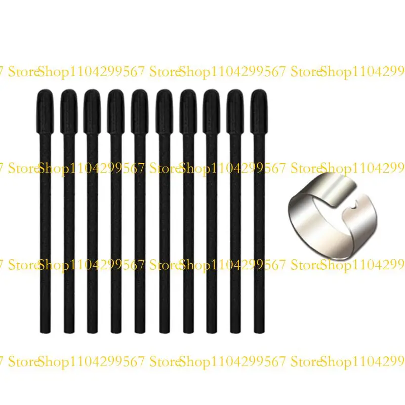 

CS1W 10PCS Пластиковая ручка Nibs Clip Place Writing For Pen 3 Ptk470 PTK670 PTK870 DTH135 172 Графические таблетки