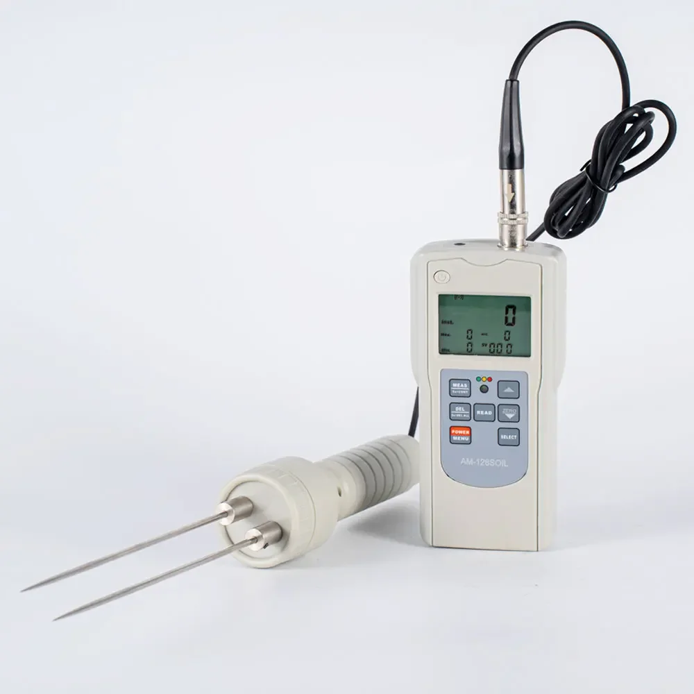 AM-128SOIL Digital Soil Moisture Meter By measuring the electrical conductivity pins the content of soil Range 0~80%