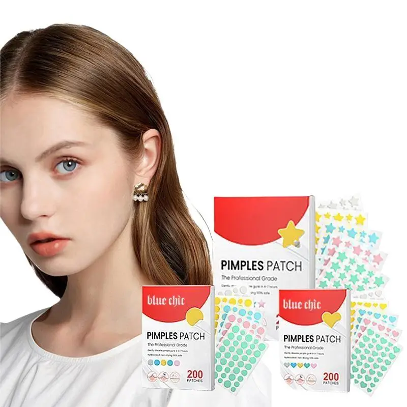 *Acne Patches Hydrocolloid Invisible Pimple Covers Tea Tree Infused Oil Control Spot Treatment for Face Skincare