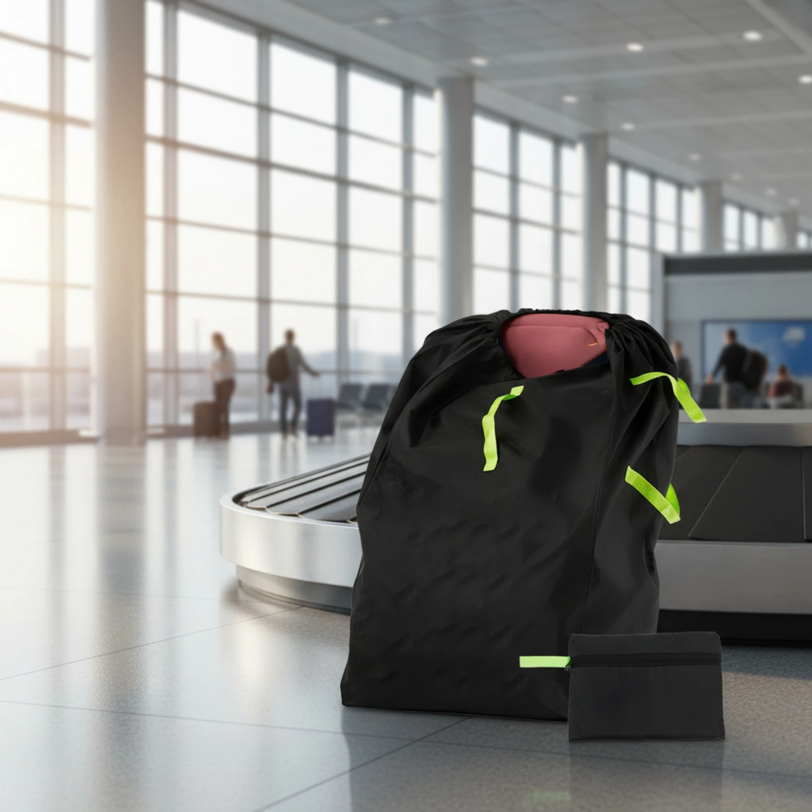 Car Seat Travel Bag Lightweight Car Seat Bag Backpack Universal Heavy-Duty for Parents, Airport, Gate Check