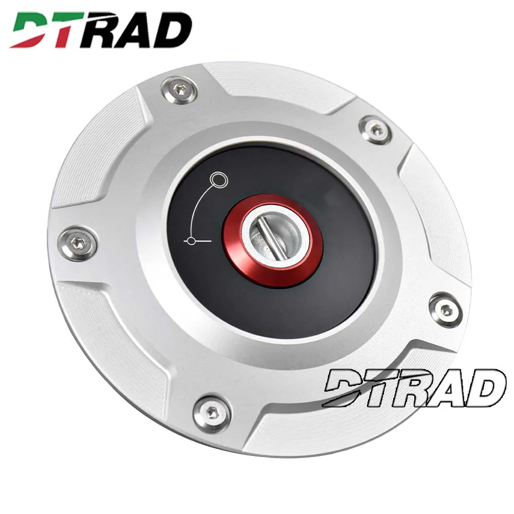 For DUCATI Panigale V4 S/R 2025 New With Two Keys Rapid Locking Engine Fuel Tank Cap CNC Aluminum Anti-Theft Gasoline Cover