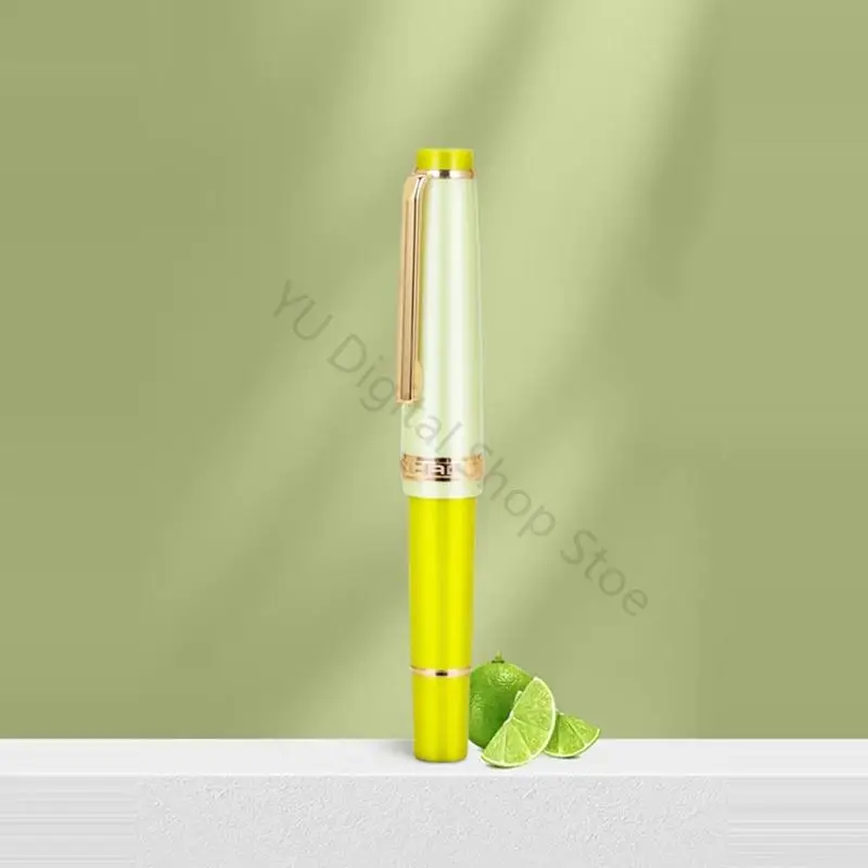 96BA Nachfüllbarer Füllfederhalter mit Twist-Action-Tintenkonverter, F-0,5-mm-Feder und kompaktem Kunstharz-Füllfederhalter für – Detail 5