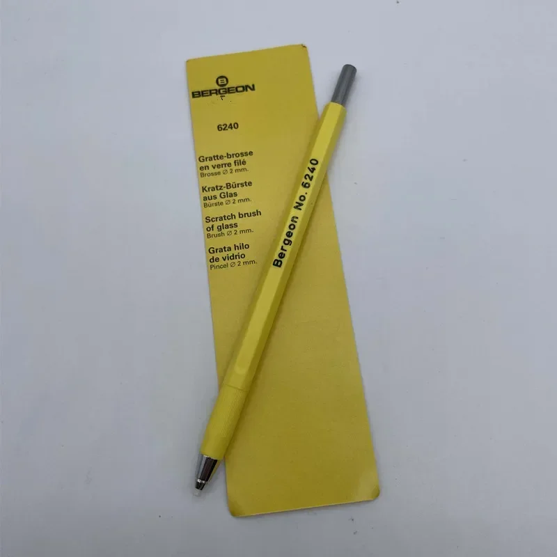 Watch Maintenance Tool Bergeon 6240 Pen Shaped Fiberglass Brush Cleaning Pen Cleaning Surface