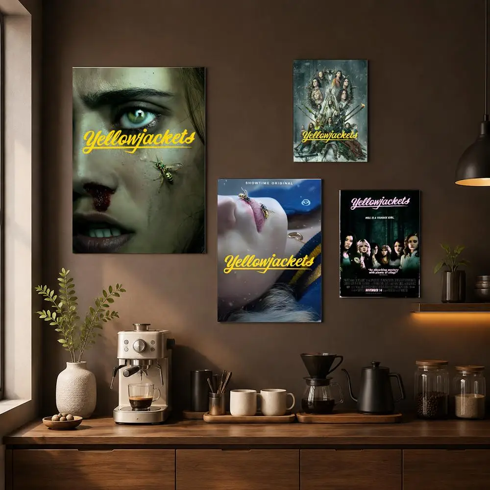 Yellowjackets Poster Waterproof Wall Art Sticker For Home Living Room Bedroom Bar Vintage Decor High Quality Print Gift