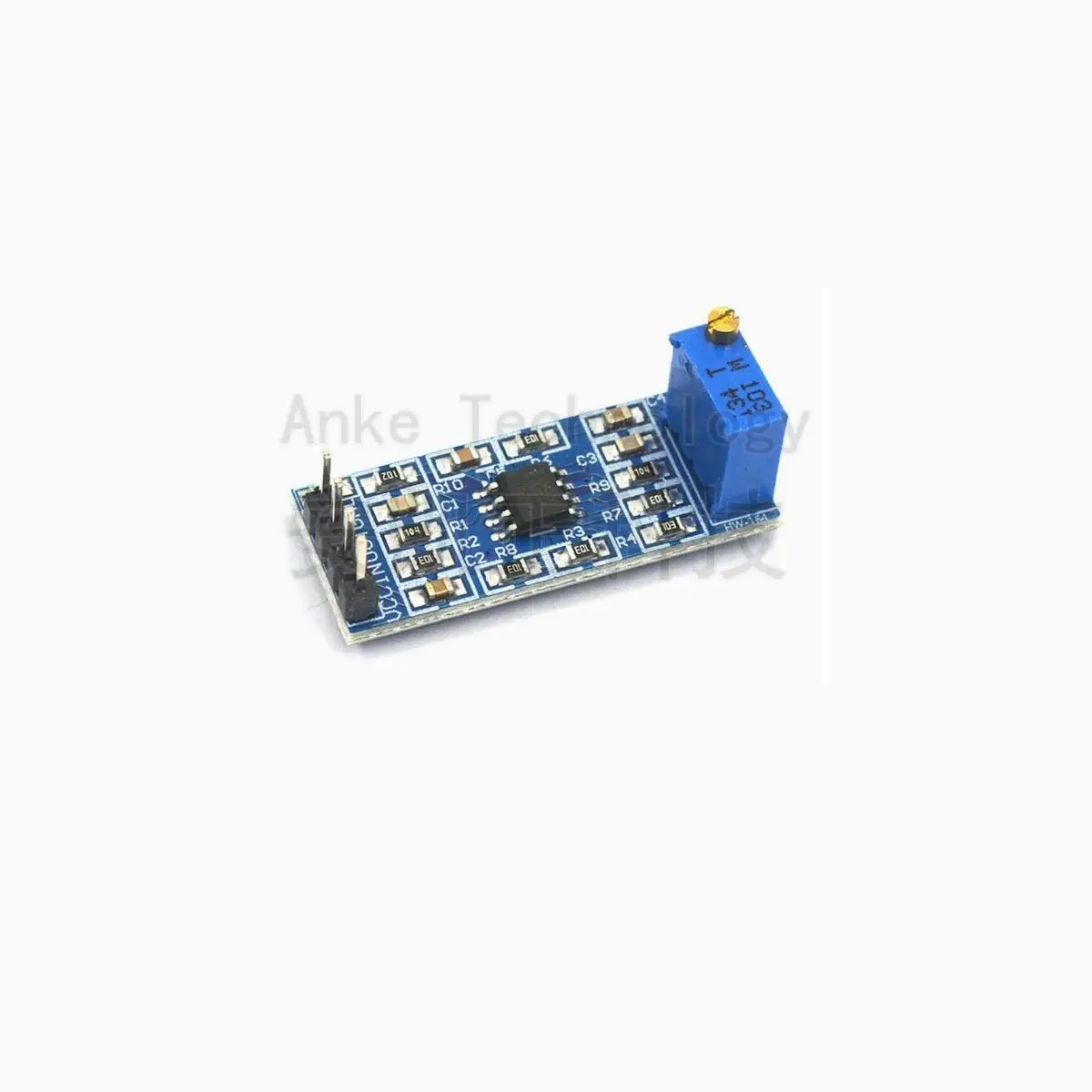 LM358 100 - times gain signal amplification module operational amplifier module
