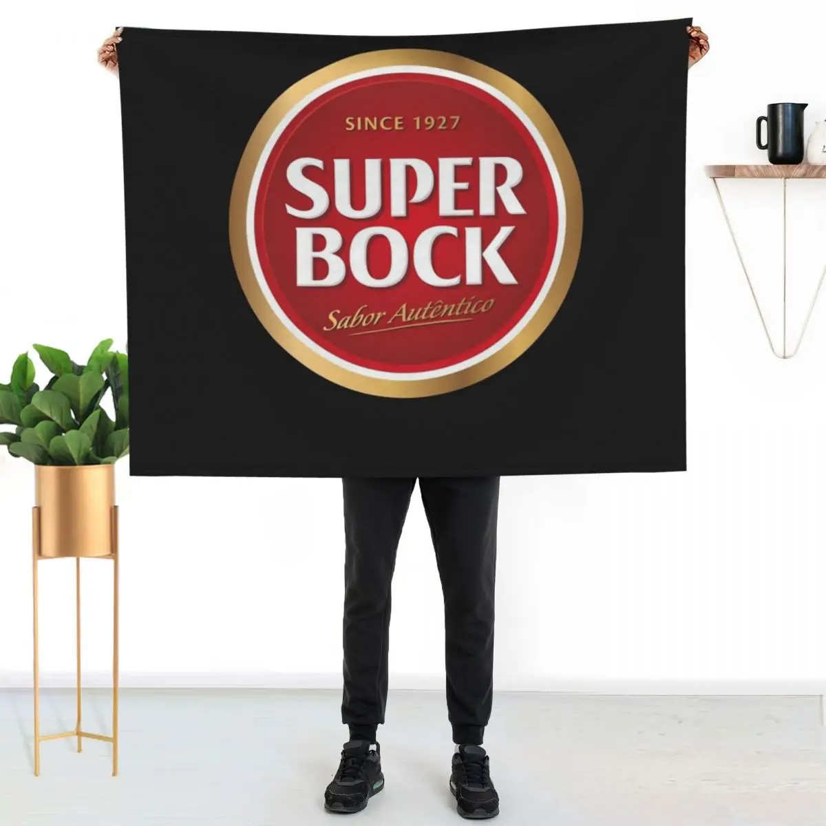 Super bock since logo Throw Blanket Sofa Plaid on the sofa Softest Soft Plaid Furrys halloween Blankets