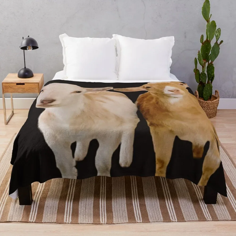 

Goats! Throw Blanket Camping for babies Bed Blankets