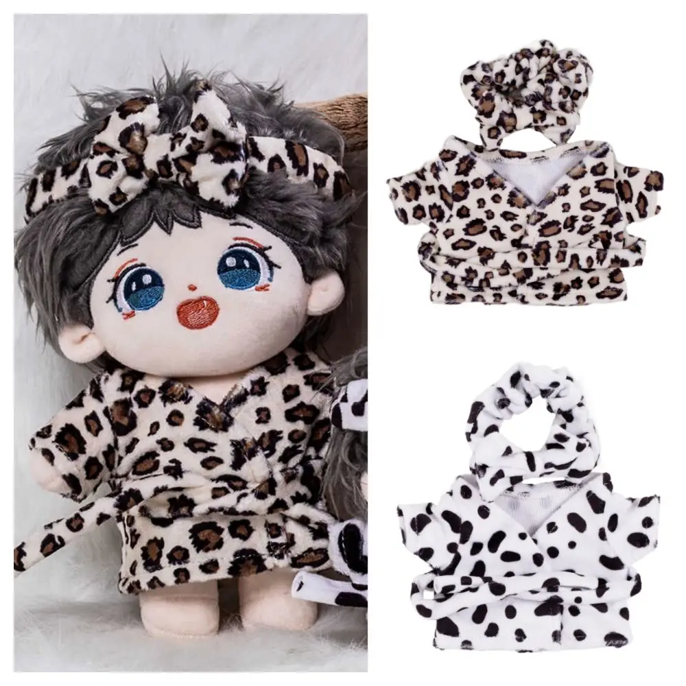 NEW Multicolor Doll Clothes Set 10/15/20cm Doll Doll Accessories Doll Bathrobe Photo Props High Quality Doll Pajamas