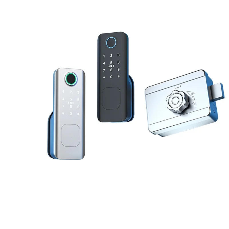 Waterproof Iron Door Fingerprint Lock for Smart Home Outdoor Courtyard Gate for iPhone Android App Control Fingerprint