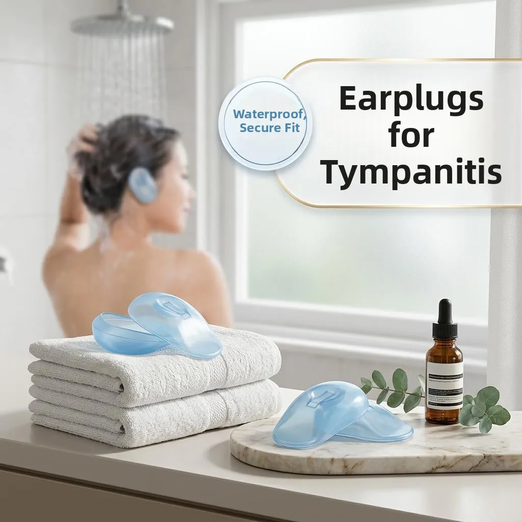 Elderly Ear Protection Covers Waterproof Earplugs for Bathing And Washing Hair Prevents Water from Entering the Ear Post Surgery
