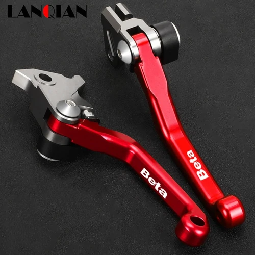 Imagen 2 del producto Palancas de embrague de freno plegables de aleación de aluminio para Motocross 2024, mango para Beta 250 300 350 390 430 480 RR 2T 4T 2013-2023 Dirt Bike