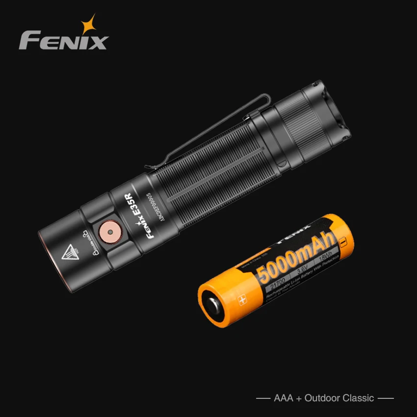 Fenix E35R Luminus SST70 LED 3100 Lumens Type-C Charging EDC Flashlight Torch