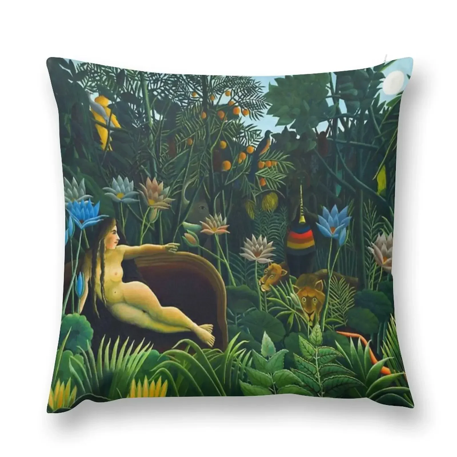 

Henri Rousseau - the dream Throw Pillow Ornamental Pillow Custom Cushion pillow