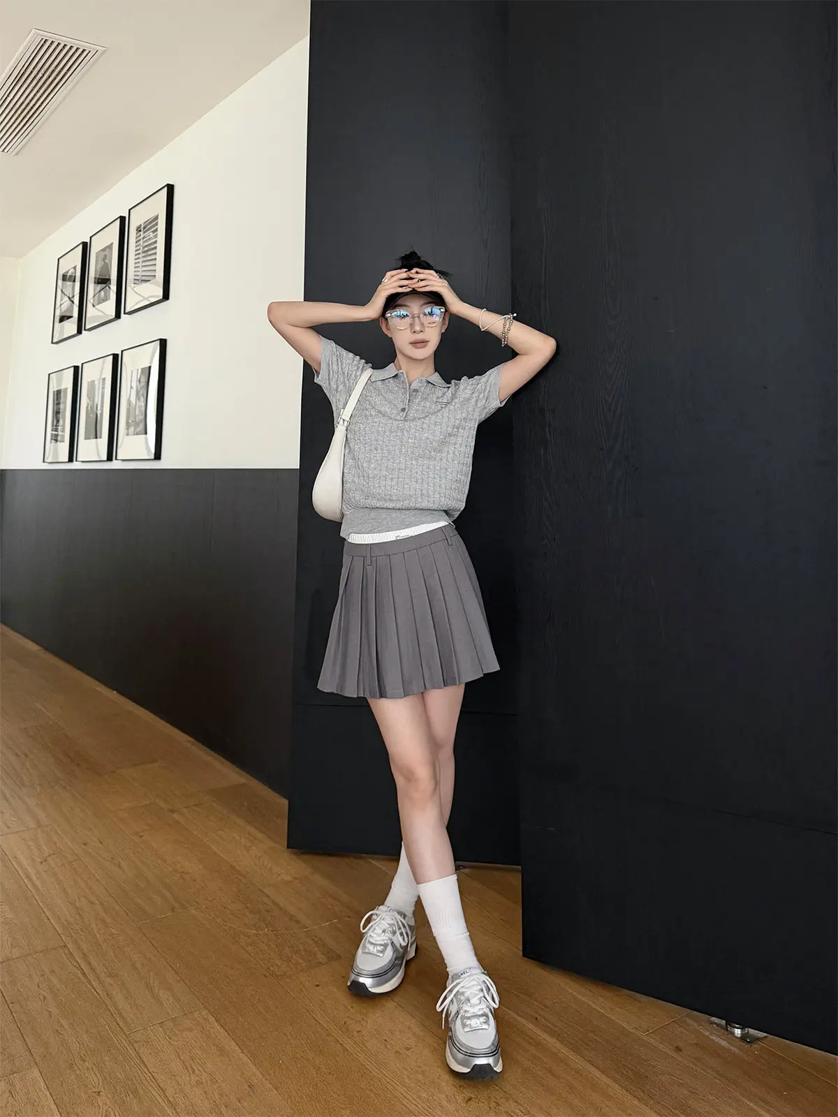 

Neck Short Sleeve Knitted T-Shirt Women's Slim Fit Top Soft Wool Blend Commute Style Casual Comfortable Feeling