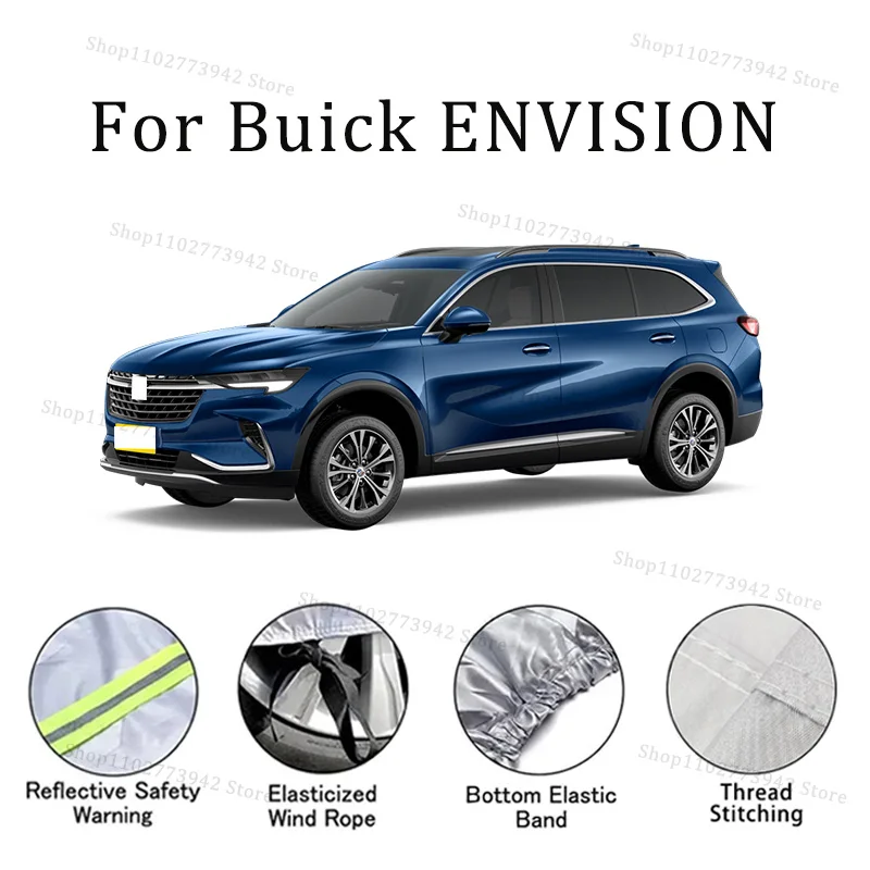 

For Buick ENVISION Car Cover Car Waterproof All Weather Automobiles Full Exterior Covers - Sun-proof Outdoor Anti Scratch