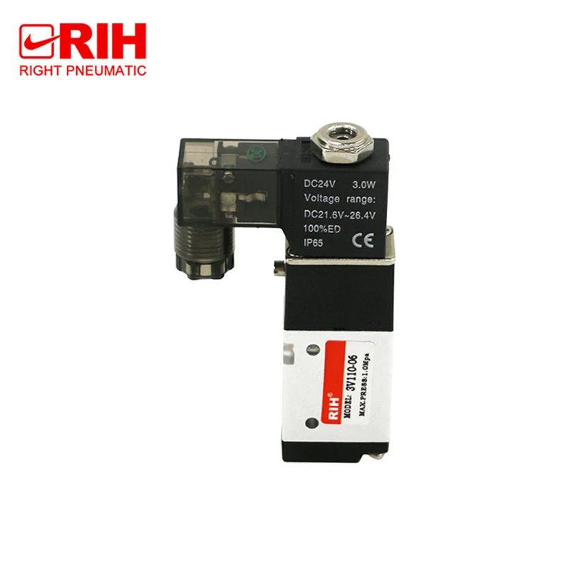 High Quality 3V Series 2 Position Solenoid Valve 3 Port 3V110-06