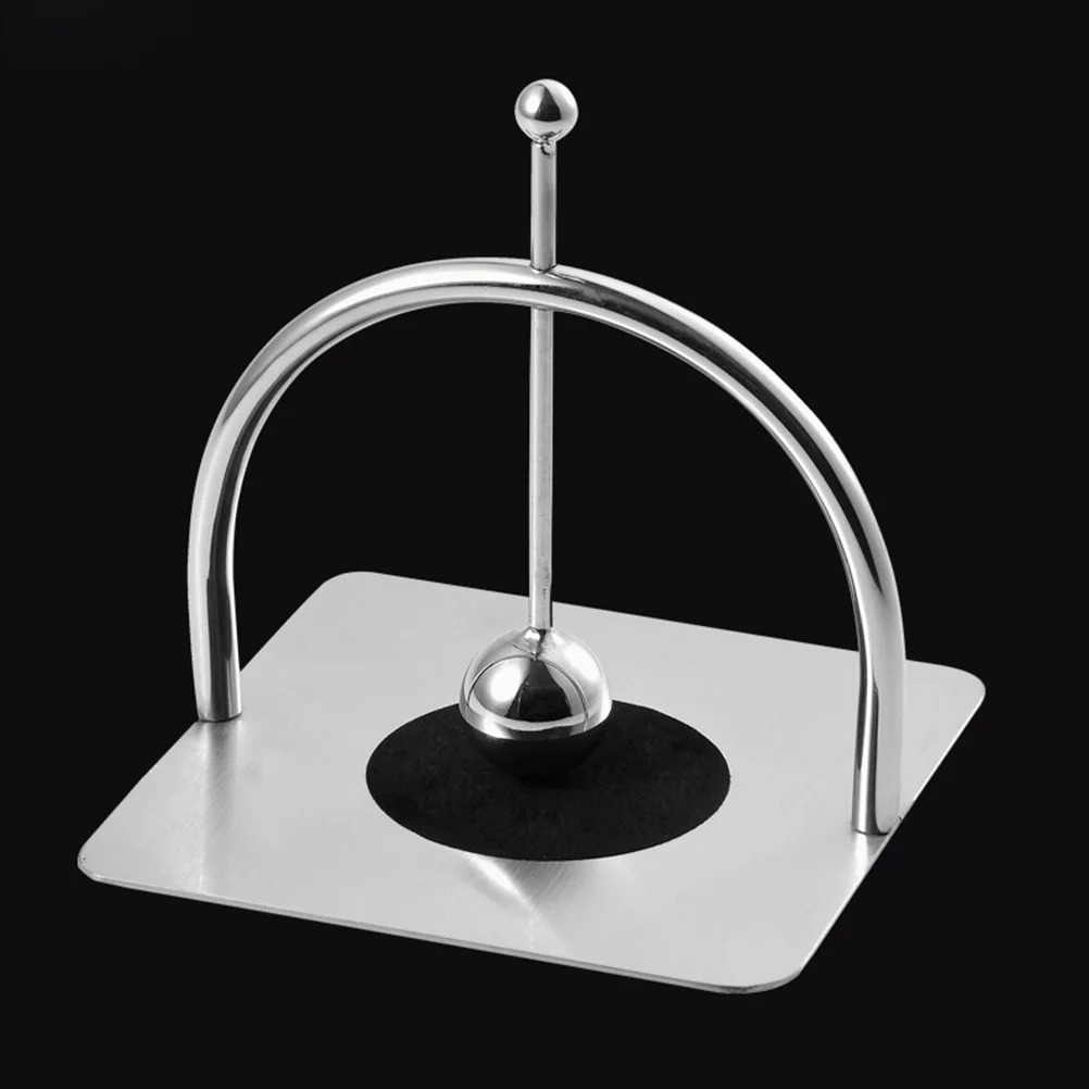 Stainless Steel Flat Napkin Holder Household Simple Tissue Countertop Stand with Pressure Bar for Kitchen Bedroom