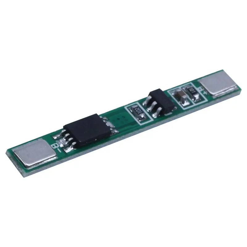 10 piezas 1S 3,7 V 4A Li-Ion BMS PCM 18650 Placa de protección de batería PCB para batería de iones de litio 18650 doble MOS