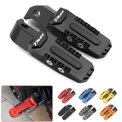 Motorcycle Accessories Rear Foot Pegs Rests Passenger Footrests For YAMAHA TMAX 560 TECHMAX T MAX 560 TECH MAX 2021 2022 2023