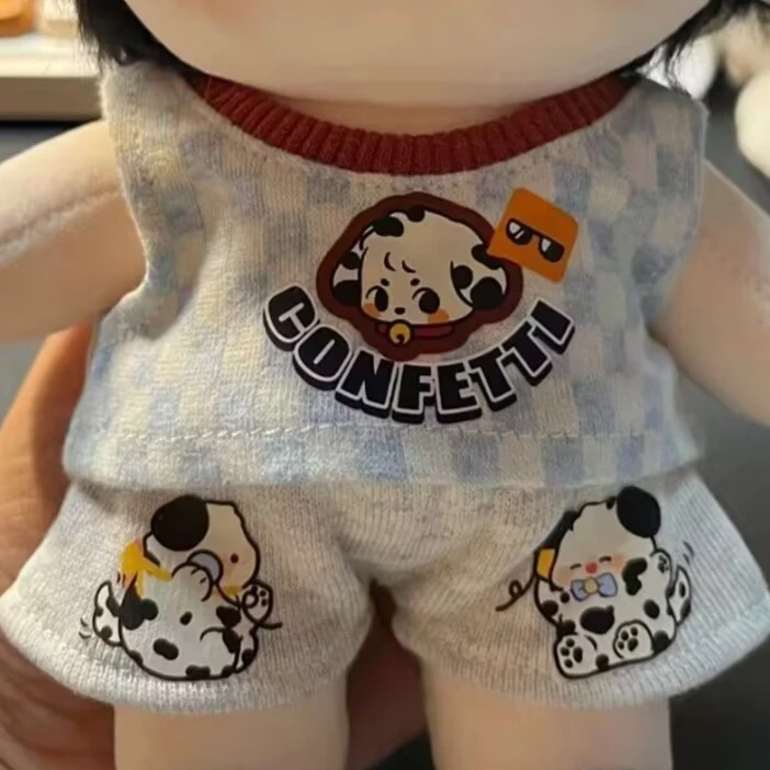 ملابس دمى الصودا المعلبة، ملابس دمى قطنية 20 سم، تي شيرت بدون أكمام، مجموعة استبدال الدمية الرائعة واللطيفة