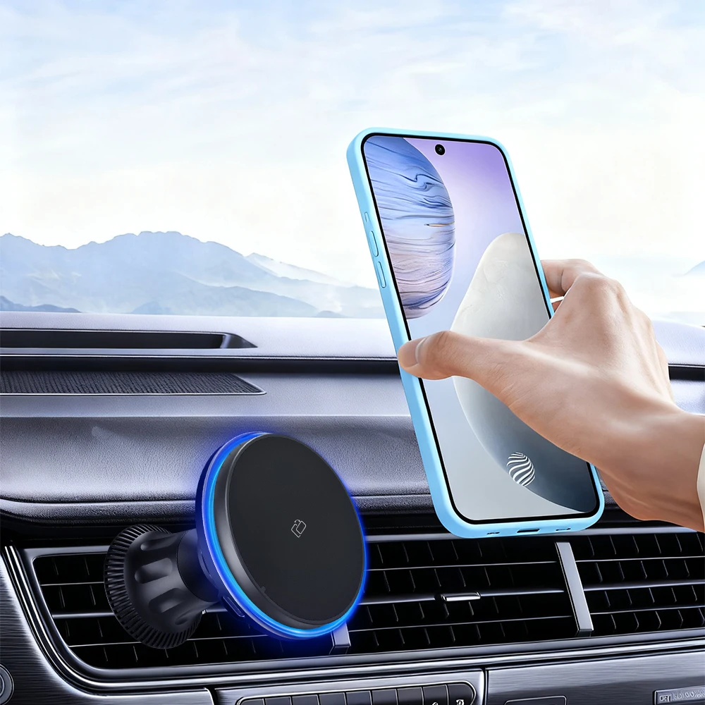 

Автомобильное беспроводное зарядное устройство с магнитным креплением. Маленький размер и портативный. Суперсильное магнитное притяжение. Синий/красочный.