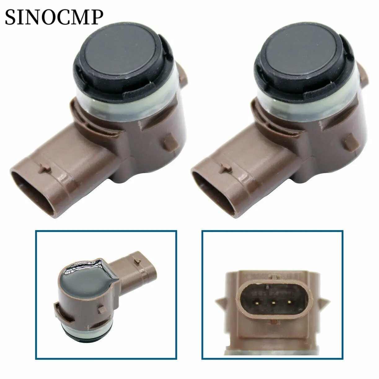 

2 шт. боковой датчик парковки, передний и задний бампер 1127502-01-D 1127502 для Tesla Model 3, автомобильные датчики, автомобильные детали