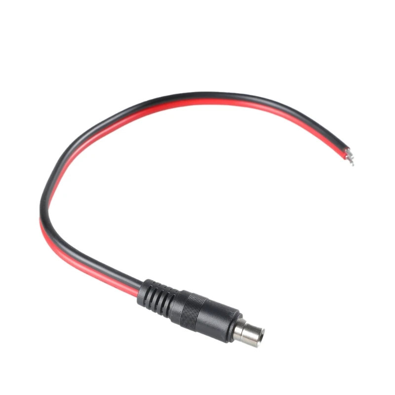 DC8020 Pigtail Power Cable Female/Male Plug to Bare Wire Open End Power Supply Adapter Cord 14AWG 8.0x2.0mm Wire Line