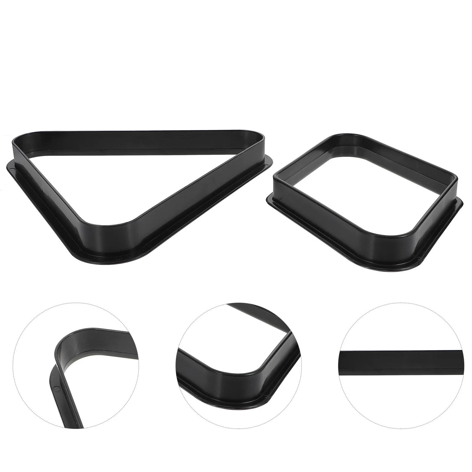 

Plastic Billiard Ball Rack Set 8-Ball Triangle Ball Rack 9-Ball Diamond Rack Set Table Pool Balls Racks Pool Table