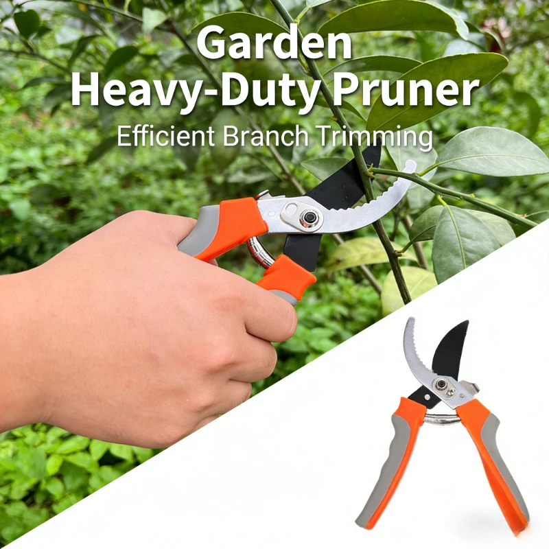 1Pc Multifunctional Fruit Tree Pruning Shears, Anti-slip Labor-saving Garden Scissors, Branch & Flower Cutter Gardening Tools