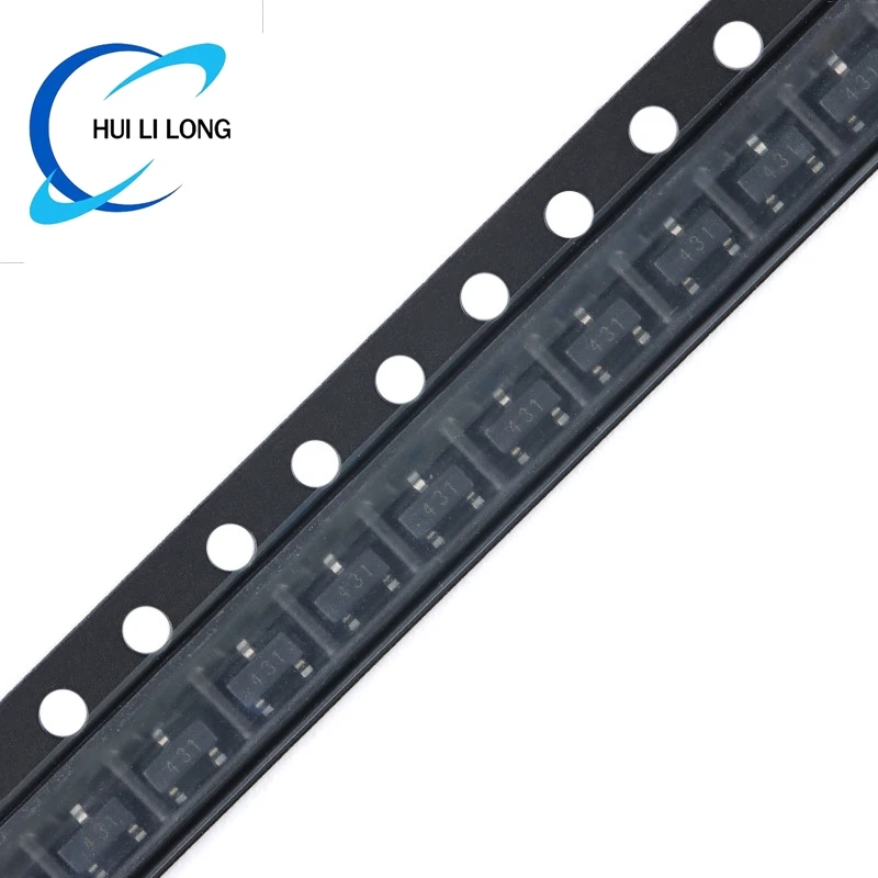 10pcs TL431G SOT-23 TL431 SOT23 Adjustable Precision Parallel Regulator Reference Voltage IC Chip