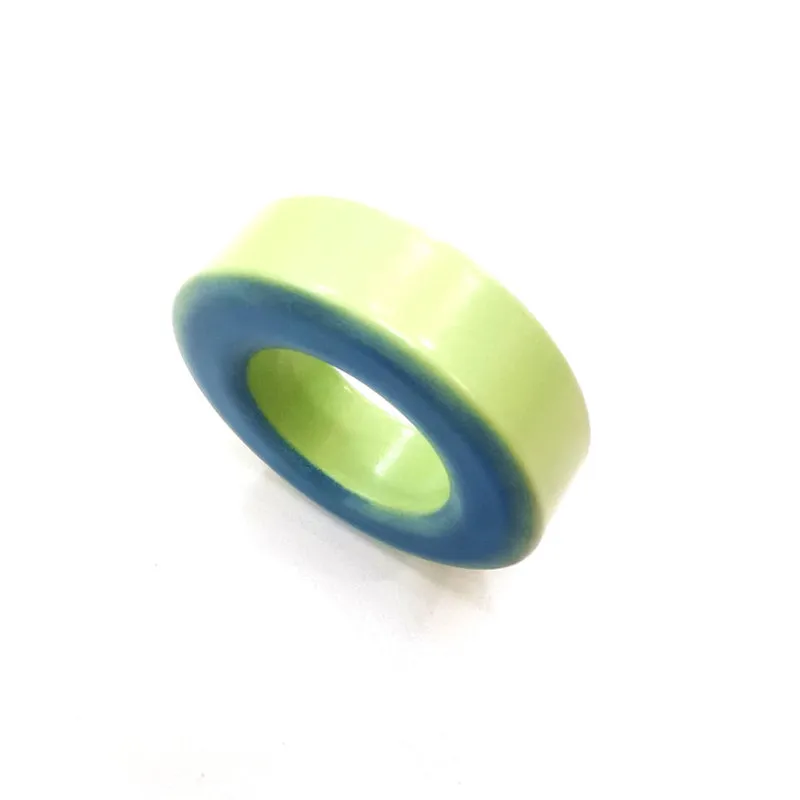 T184-52 Iron Ferrite Toroid Cores 47*24*18mm For Inductors Iron powder Core  Blue Green Ring