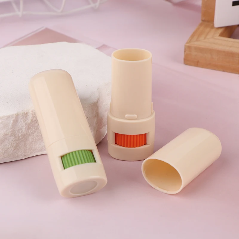 1 قطعة 7 جرام حاوية مزيل العرق فارغة البلاستيك تويست متابعة الصلبة أنابيب طارد البعوض DIY بها بنفسك بلسم الروائح المضادة للتعرق