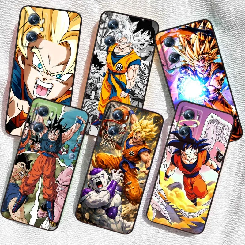 

Dragon Ball Goku Anime For OPPO Reno 7 A96 A40 A58 5 6 Realme GT A74 A78 Neo2 A74 A78 Find X5 X3 X7 X8 Black Phone Case