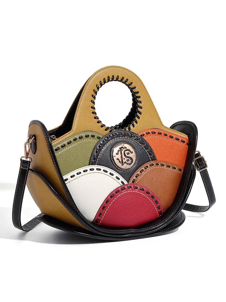 Bag Woman Shoulder Bag High-end Leather Purse Large Capacity Shopping Bag Fashion Designer Women\'s Top Handle Handbags Crossbody