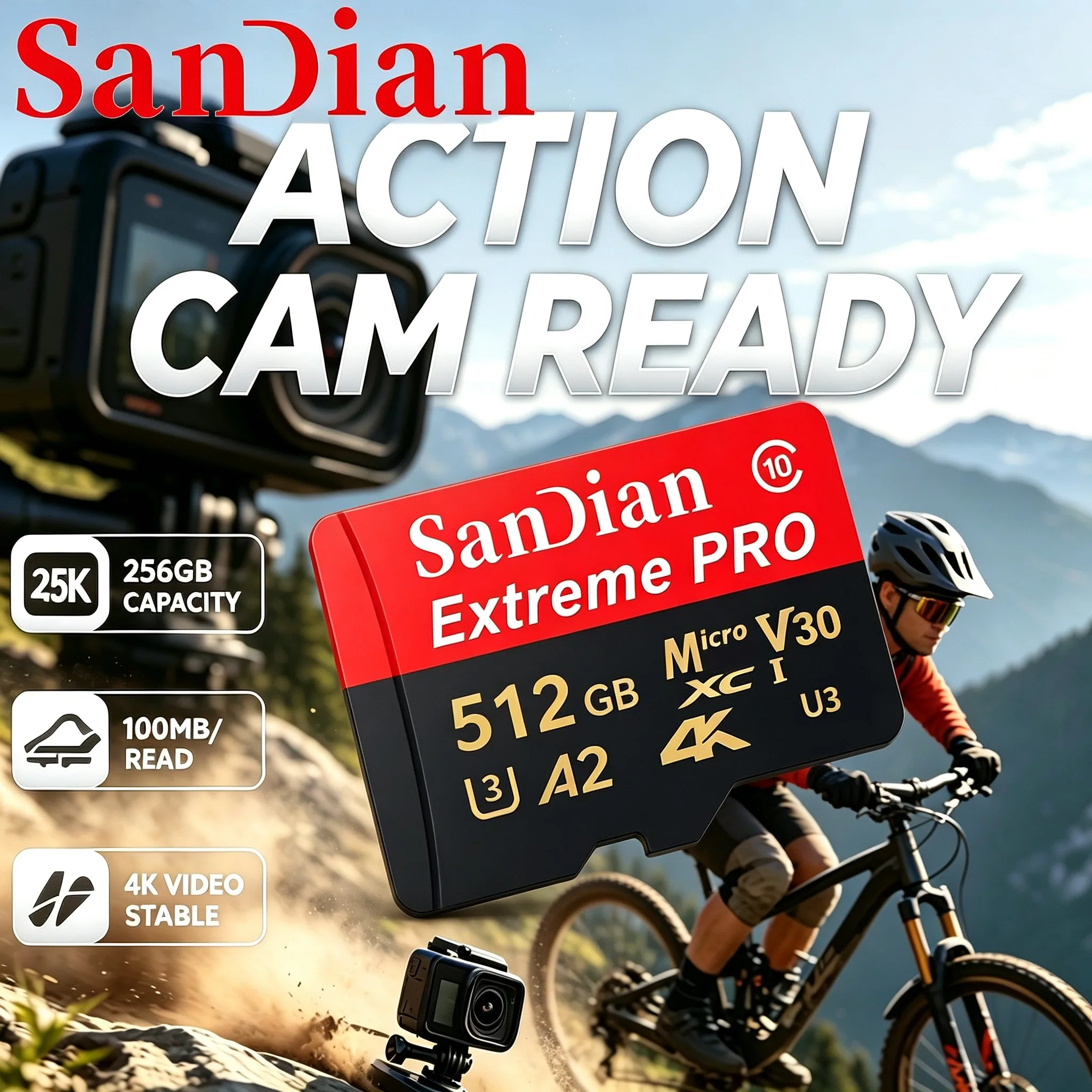 Ultra Memory Card 512GB TF Cards 128GB Micro TF SD Card 256GB SD Cards for VR Headset/Phone/Camera/Gaming Console/MP4 Player