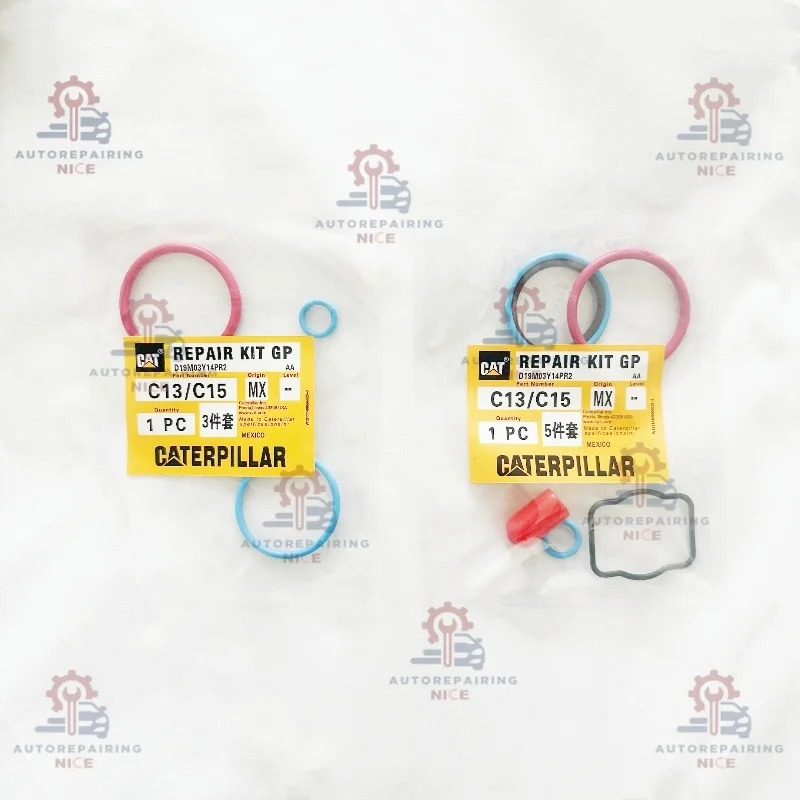 

C13 C15 C18 Diesel Unit Injector Oil Sealing Rubber Ring Gasket Repair Overhaul Kit 1093506 2481394 2490713 for CAT