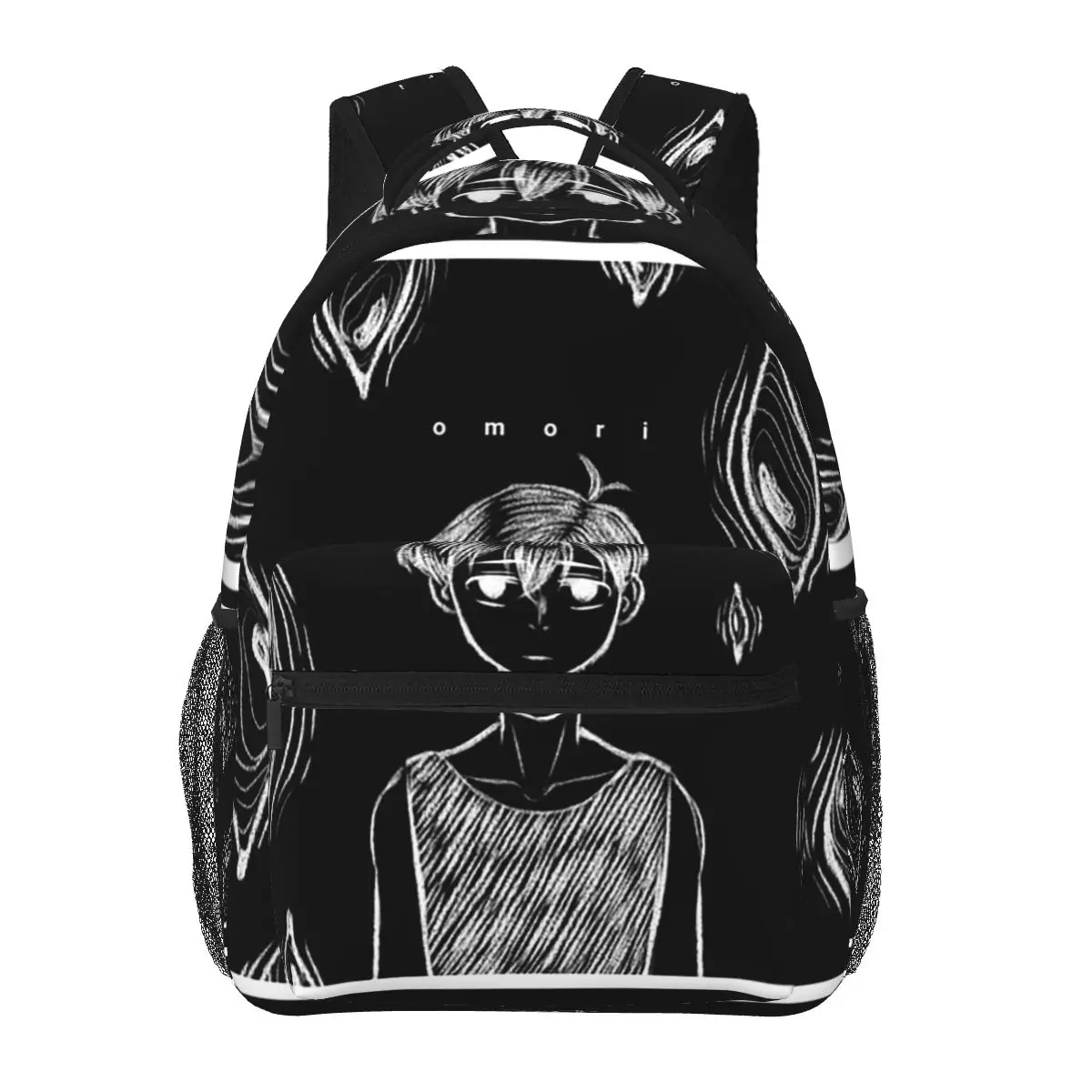 Omori Sunny Backpacks Boys Girls Bookbag Children School Bags Cartoon Kids Rucksack Shoulder Bag Large Capacity