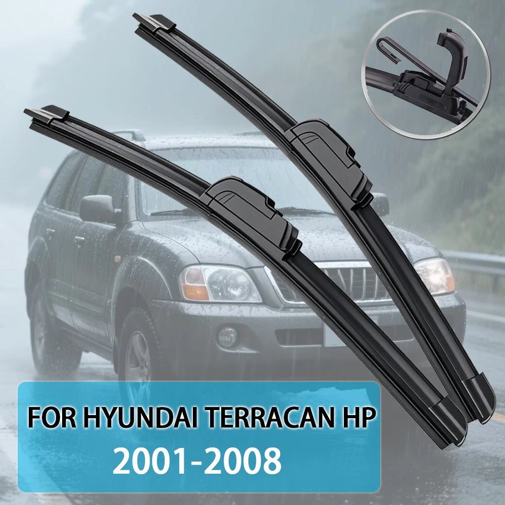 

For Hyundai TERRACAN HP 2001-2008 22"+20" Car Wiper Blade Front Wipers Fit U Hook Arm Windscreen Auto Kosoo Wiper Blad