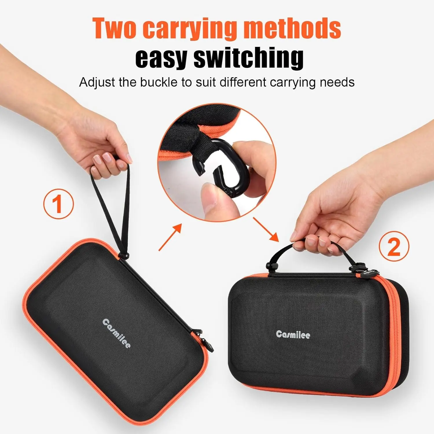 Travel Case for Klein ET310 AC Circuit Breaker Finder, 80041 Outlet Repair Tool Kit, and RT250 GFCI Outlet Receptacle Tester, El view 5