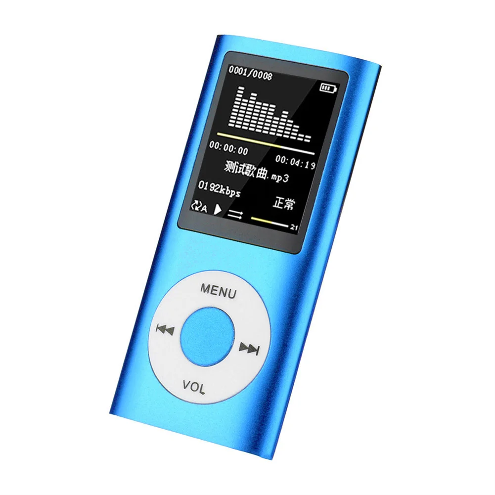 1.8-inch Mp3 Player Music Playing With Fm Radio Video Ebook Player Rechargeable Battery