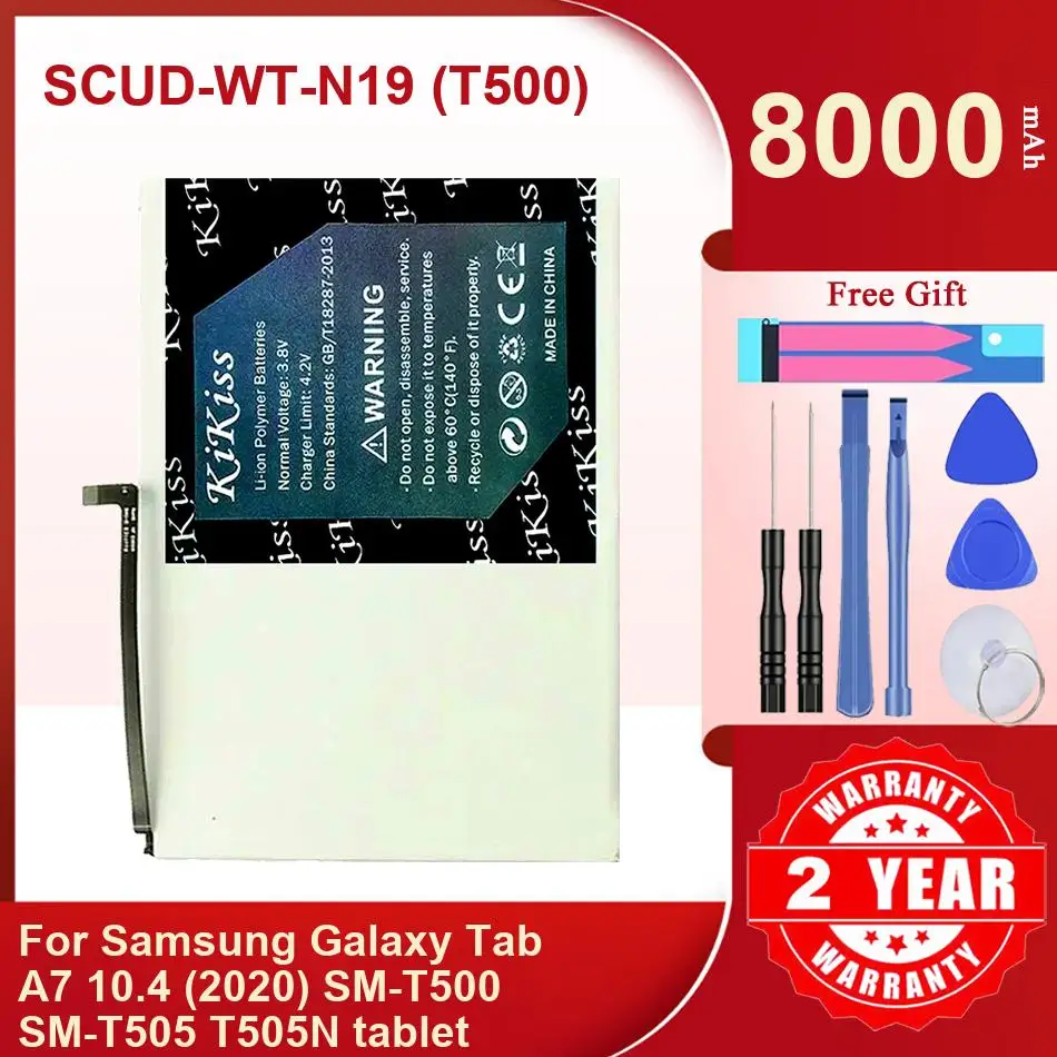 

Мощный аккумулятор для планшета SCUD-WT-N19 (T500) для Samsung Galaxy Tab A7 10.4 (2020) SM-T500 SM-T505 T505N