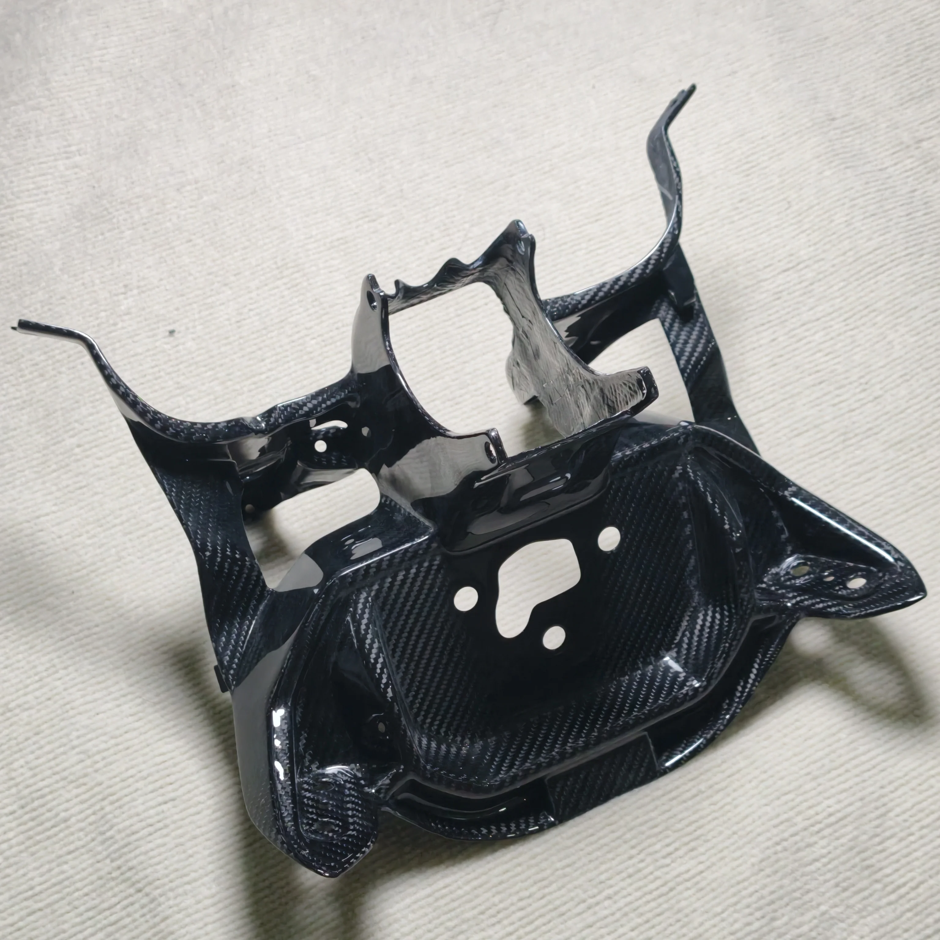 OEM 3K Dry Carbon Fiber Gloss Instrument Panel For BMW M1000RR 2020-2024 Street Edition Motorcycle Frame & Body Parts