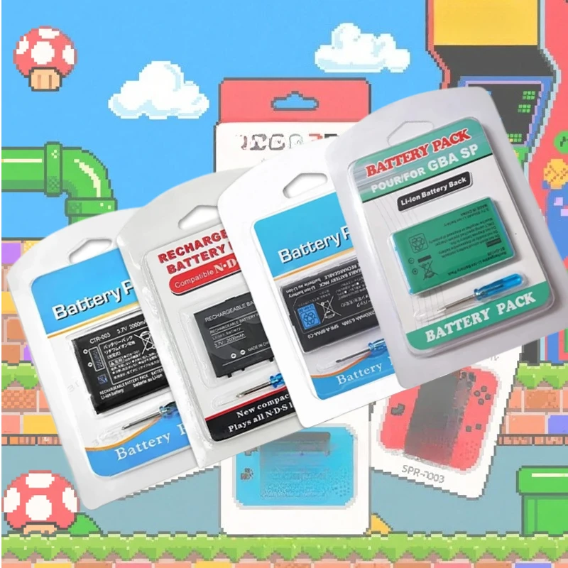 CTR-003 batería de Host NDSL SPR-003 baterías de litio de 3,7 V para Nintendo nuevo 3DSLL 3DSXL N3DS 2DS GBA SP Gameboy consola de juegos celular