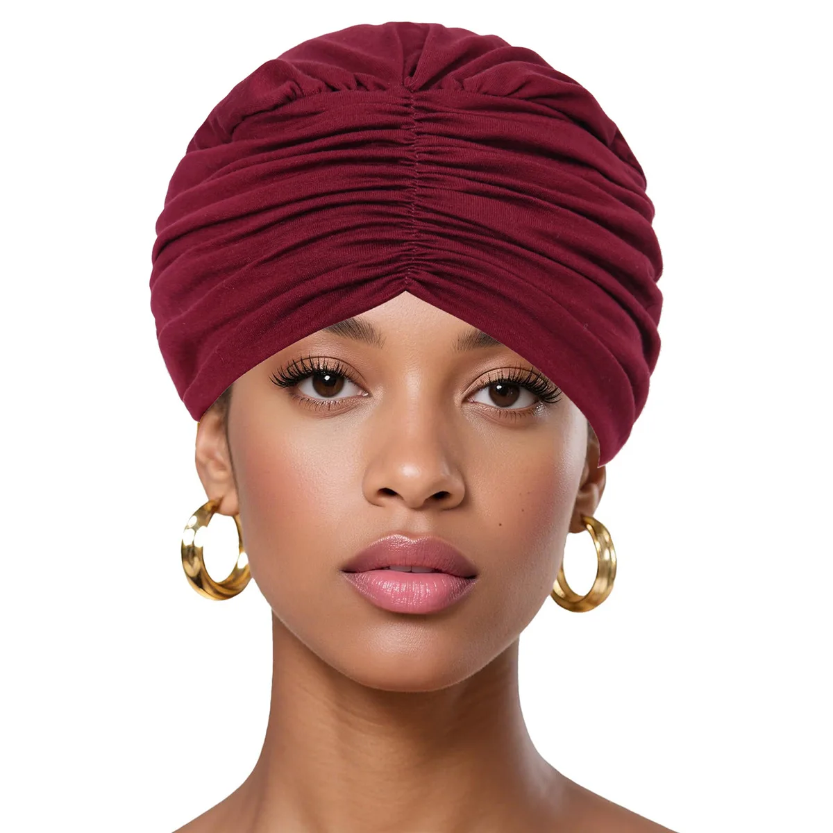 

6 шт. Мусульманские женские внутренние шапочки-хиджабы, эластичные шапочки-бини, индийские тюрбаны, головные платки, шапки для химиотерапии при выпадении волос, тюрбаны