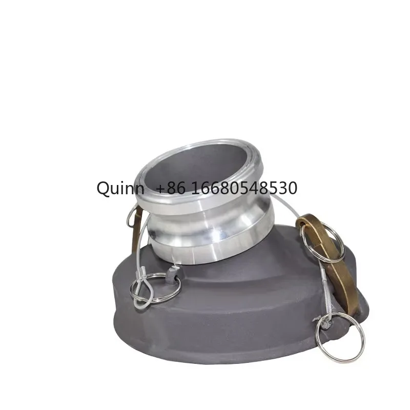 FCAPI 4 3 Inch Aluminum Alloy Manual Oil Unloading Valve Durable Tank Truck Fitting Secure Connection Oil Tanker Connector