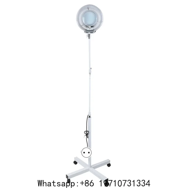LED Magnifying Desk Lamp – Adjustable Magnifier Light for Skincare, Beauty, Manicure, Tattoo, Nail Art & Salon